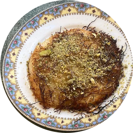 Knafeh à la pistache
